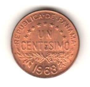SV * Panama 1 CENT / UN CENTISIMO 1968 UNC foto
