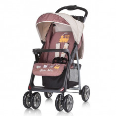 Carucior Baby Max Nicole 2 in 1 cu scaun auto brown foto