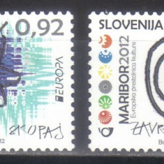 SLOVENIA 2012, EUROPA CEPT, serie neuzata, MNH