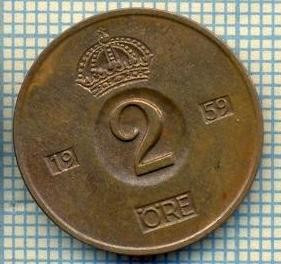 5699 MONEDA - SUEDIA - 2 ORE - ANUL 1959 -starea care se vede