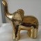 Frumos elefant aurit, din ceramica, stare foarte buna, de colectie/decor.