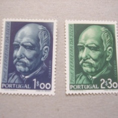 Portugalia 1956 personalitati chimie MI 848-849 MH w01