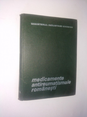 Medicamente antireumatismale romanesti - 1969 foto