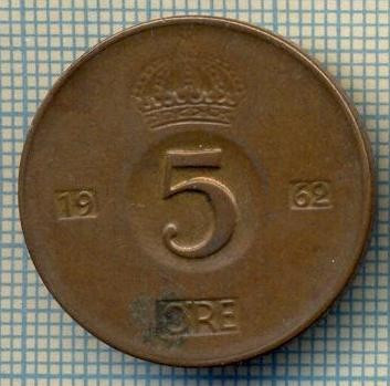 5697 MONEDA - SUEDIA - 5 ORE - ANUL 1962 -starea care se vede