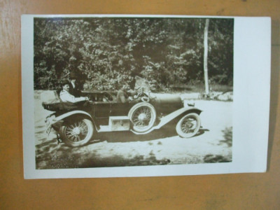 Moreni 23 august 1923 sonde masina carte postala foto