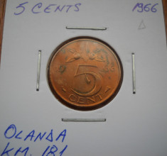 OLANDA 5 CENTS 1966 foto