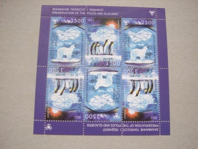 Belarus 2011 fauna polara kleib. MNH foto
