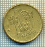 5701 MONEDA - SUEDIA - 10 KRONOR - ANUL 1991 D MEDAL -starea care se vede