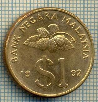 5711 MONEDA - MALAYSIA - 1 RINGGIT - ANUL 1992 -starea care se vede foto