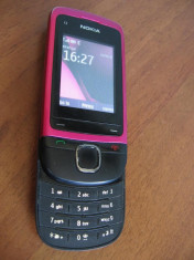 NOKIA C2-05 - telefon slide C2 ROZ - mp3 bluetooth camera foto