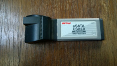 Express Card USB 2.0 Esata Buffalo foto