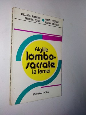 Algiile lombo - sacrate la femei - 1980 foto