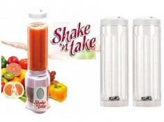 Shake n Take - Cana Blender - Shaker legume si fructe cu doua cani foto