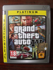 GRAND THEFT AUTO IV GTA 4 PLATINUM JOC PS3 ORIGINAL foto