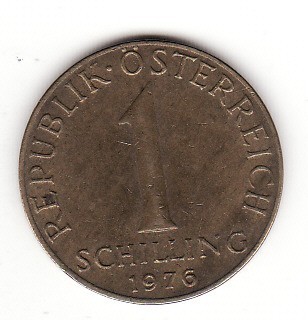 Austria 1 schilling 1976
