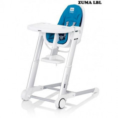 Scaun de Masa Zuma White White Light Blue foto