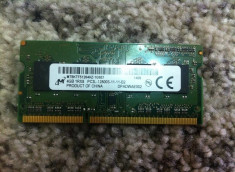 Placuta Ram Rami Laptop DDR3 4Gb - 1600Mhz PC3- 12800S Micron Technology foto
