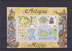 Navigatie ,corabii ,harti ,Antigua. foto