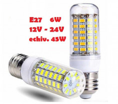 Bec LED 12V si 24V 6W echiv. 45W SupraLOOX45 Panouri fotovoltaice Rulote foto