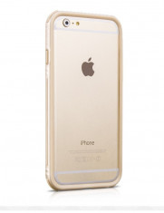 Husa BUMPER SHOCK PROOF HOCO, iPhone 6, rezistent la socuri, culoare: AURIU foto