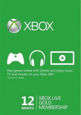 Xbox Live Gold 12 Luni EU PrePaid foto