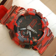 CASIO G-SHOCK GA 110, Army Red-Black Edition foto