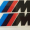 Sticker BMW negru &quot;M&quot;