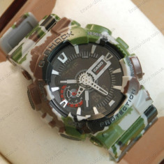 CASIO G-SHOCK GA 110, Army Green Black Edition foto