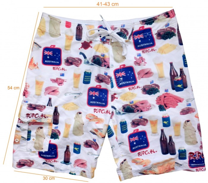 Pantaloni scurti bermude RIP CURL originale, stare perfecta (M) cod-260015 foto mare Pantaloni scurti bermude RIP CURL originale, stare perfecta (M) cod-260015 foto mare