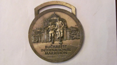 MMM- Medalie Romania &amp;quot;Maratonul International Bucuresti 2012&amp;quot; foto