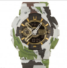 CASIO G-SHOCK GA 110, Army Green Gold Edition foto