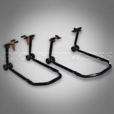 Set stander moto universal ,nou fata + spate foto