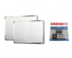TABLA ALBA MAGNETICA 240x120 cm rama aluminiu + CADOU!!! (SET 4 MARKER WHITEBOARD + BURETE) foto