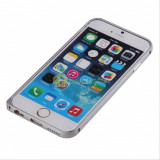 Bumper aluminiu argintiu silver Iphone 6 4,7&quot; + folie ecran