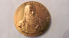 MMM- Medalie Romania &amp;quot;Mitropolitul Andrei Saguna 1809 - 1873&amp;quot; bronz foto