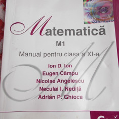 MATEMATICA M1 CLASA A XI A , CORINT ION CAMPU NEDITA ANGELESCU GHIOCA