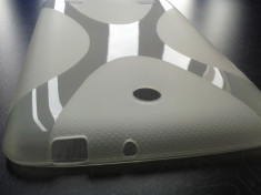 Husa tableta LG G Pad V400, 7 Inch, tip bumper, transparenta, gel TPU foto
