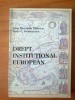 N6 Drept institutional european - Irina Moroianu Zlatescu , Radu C. Demetrescu