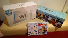 Consola nintendo wii joc original sports si sports pack foto