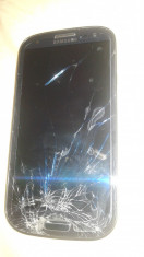 Samsung S3 I9300 negru cu display spart foto