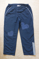 Pantaloni Adidas cu inimioare; marime M (38): 75-89 cm talie, 97 cm lungime etc. foto
