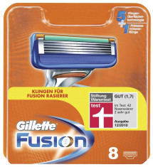 rezerve de ras gillette fusion la set de 8 buc. import germania originale 100% foto