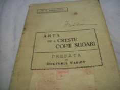 arta de a creste copiii sugari-dr. z. iordachescu-1924 foto