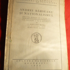 C.Radulescu Motru -Andrei Barseanu si Nationalismul -1924 ,Raspuns D.Gusti