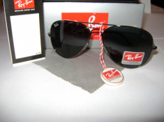 OCHELARI DE SOARE RAY BAN AVIATOR 3026-62MM GUN METAL-CALITATE PREMIUM foto