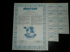 Actiune Mercur Trading SA 1991 foto