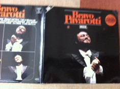 luciano pavarotti bravo dublu disc vinyl disc 2 lp muzica clasica opera decca foto