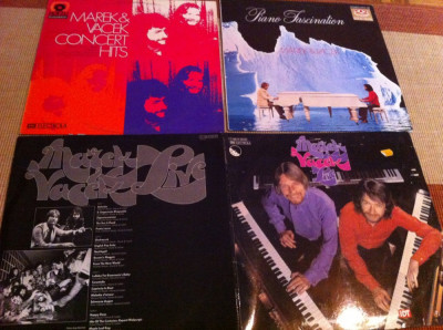 Marek &amp;amp; Vacek &amp;lrm;colectie 3 discuri vinyl lp disc muzica pop clasica romantic pian foto