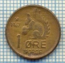 5796 MONEDA - NORVEGIA (NORGE) - 1 ORE - ANUL 1967 -starea care se vede