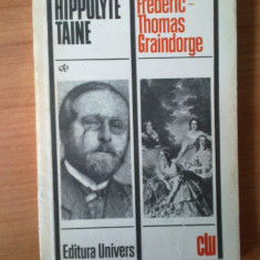 n6 Hippolyte Taine - Viata si opiniile lui Frederic-Thomas Gaindorge